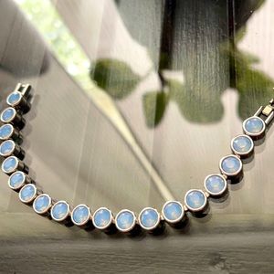 Touchstone Crystal Air Blue Opal Ice Bracelt